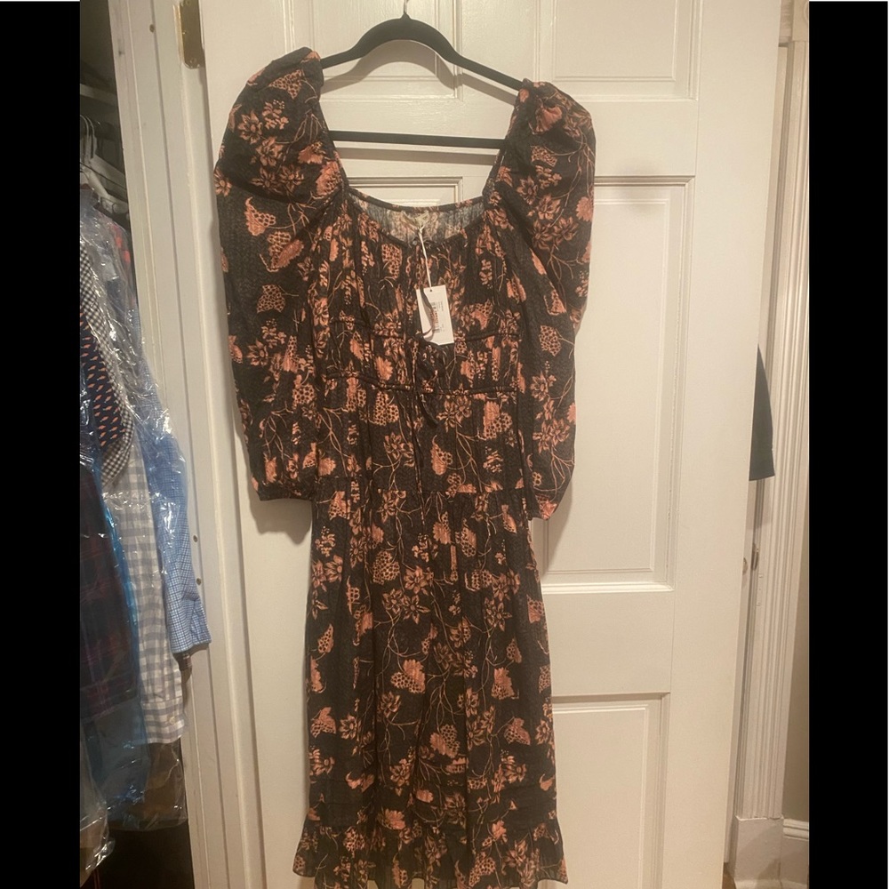nwt ulla johnson isla dress balsam size 0